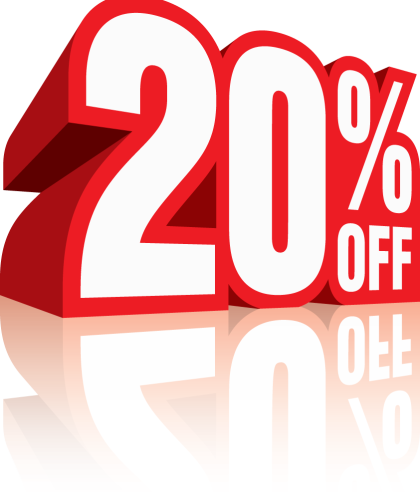 20 percent off discount numerology